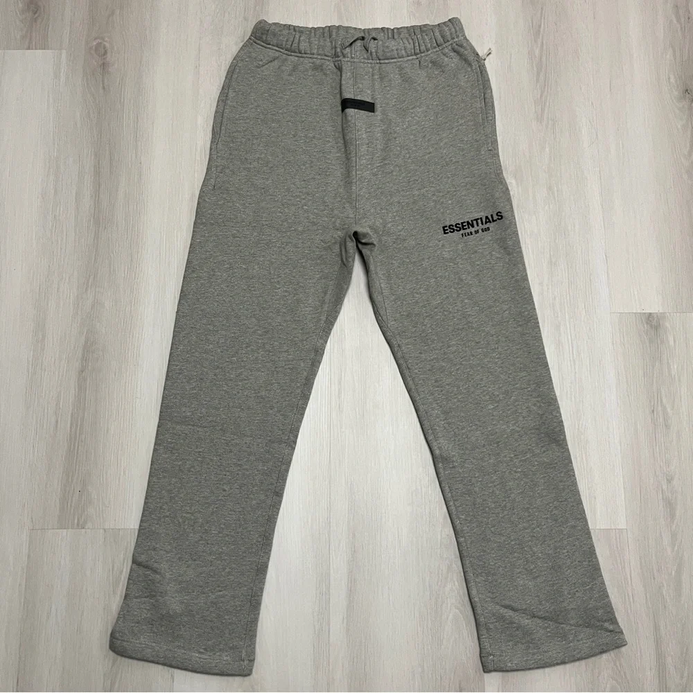 Essentials Heather Gray Hoodie and Joggers - Picture 4 of 5
